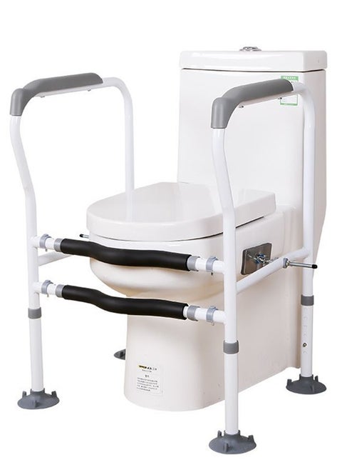 Toilet Safety Rails, Height and Width Adjustable, Suitable for Any Toilet, Elderly Safety Rails