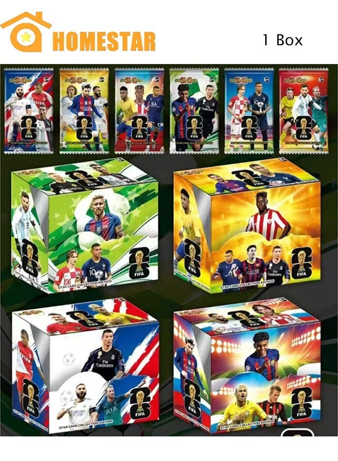 HOMESTAR 288 Pcs World Cup Football Star Card, Football Star Collection Card, for Fan, Children, Youth, And Adult - Image 1