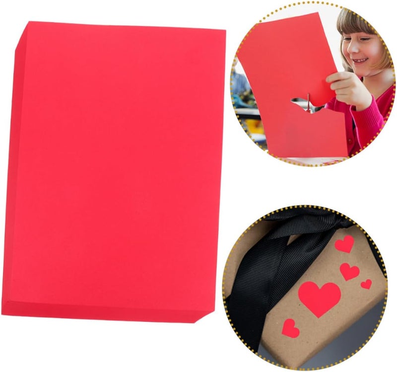 100sheets Colored Cardstock Paper for Crafts Hand-made Projects Party Decorations and Greeting Cards Versatile Thick Craft Paper for All Occasions - Image 4
