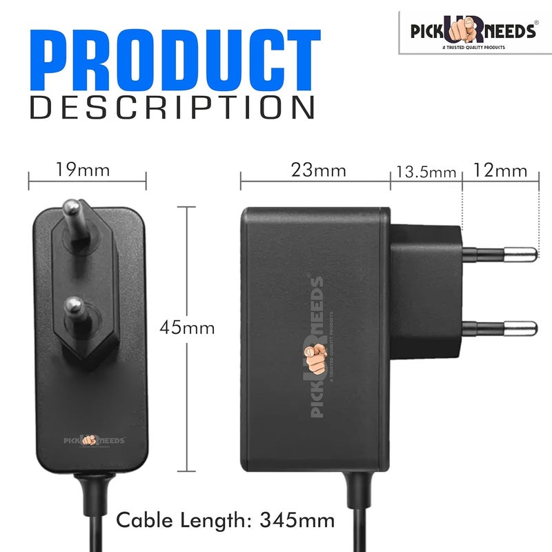 Pick Ur Needs محول طاقة تيار مستمر لشاحن الأضواء الطارئة 6V/600mA 3.6W 2 في 1 دبوس (شاحن RL-C10) - Image 2