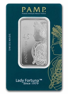 PAMP Suisse 45th Anniversary Silver 1 oz Bar