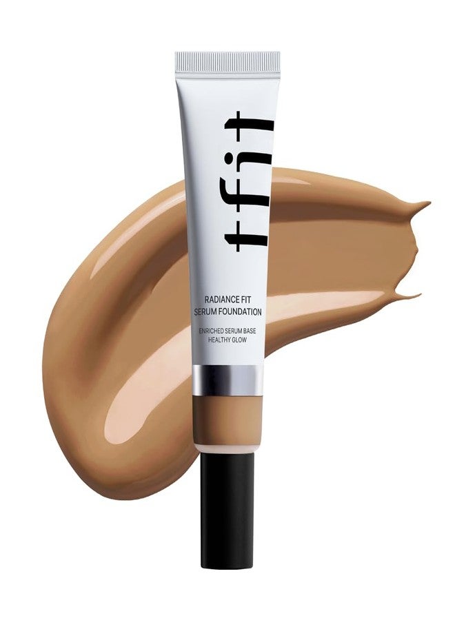 TFIT Radiance Fit Serum Foundation - Flawless Coverage, Dewy finish, Long-lasting, Lightweight, Korean Makeup,1.05 Oz. (N05 Toffee, 1.05 Oz.) - Image 1