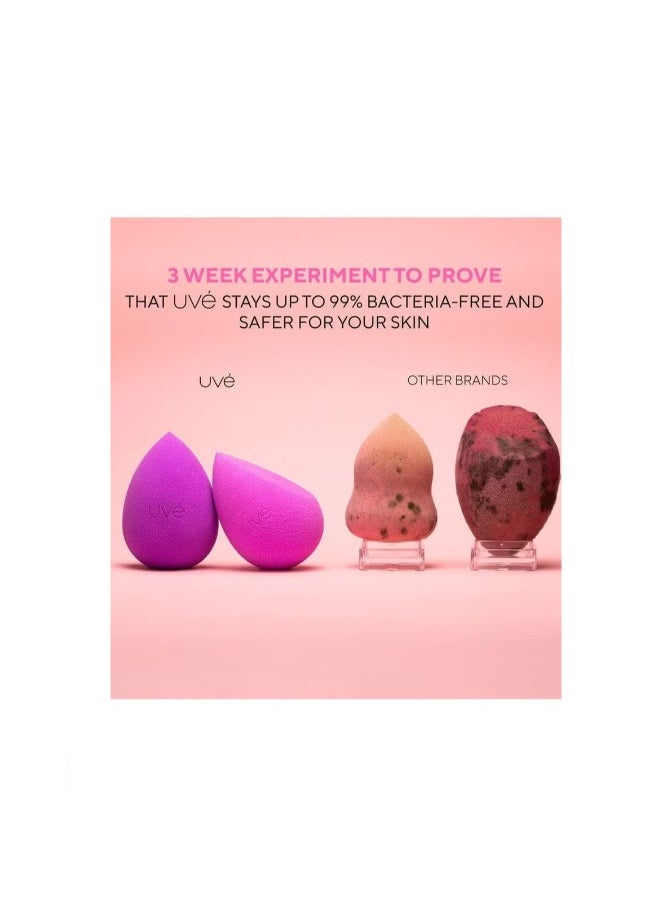 UVe Violet Antimicrobial Makeup Sponge  - Image 3