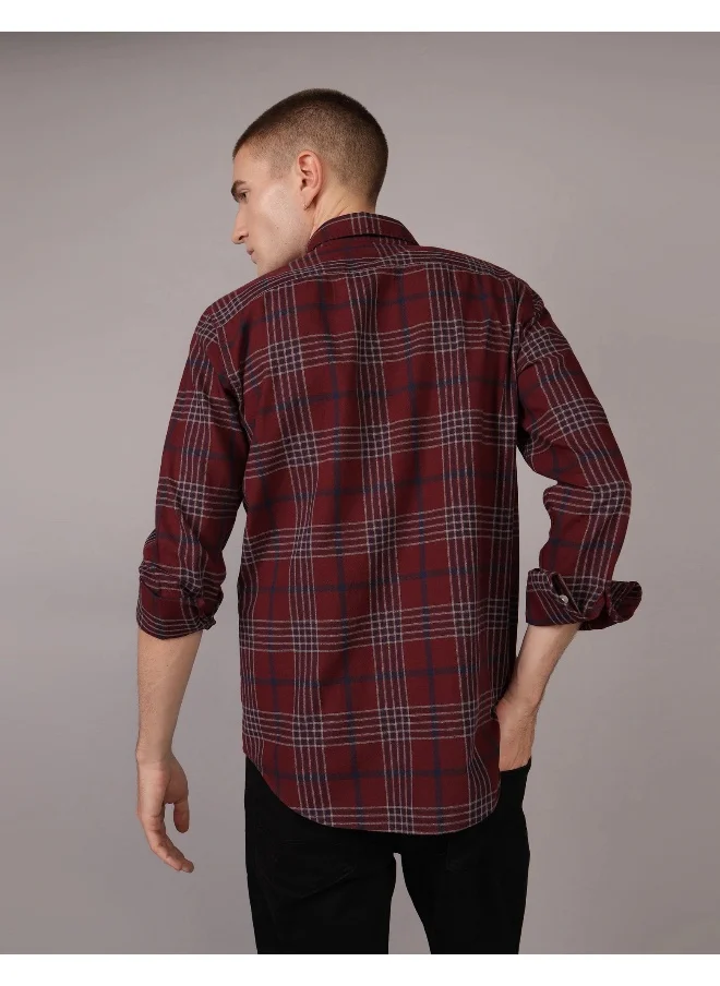 امريكان ايجل AE Plaid Slim Fit Everyday Button-Up Shirt