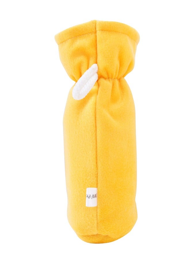 MW PRINTS Soft Plush Stretchable Baby Feeding Bottle Cover with Easy to Hold Strap |Suitable for 60ml-140ml Baby Feeding Bottle Cover Pack of 2 (Yellow & Red) - Image 5