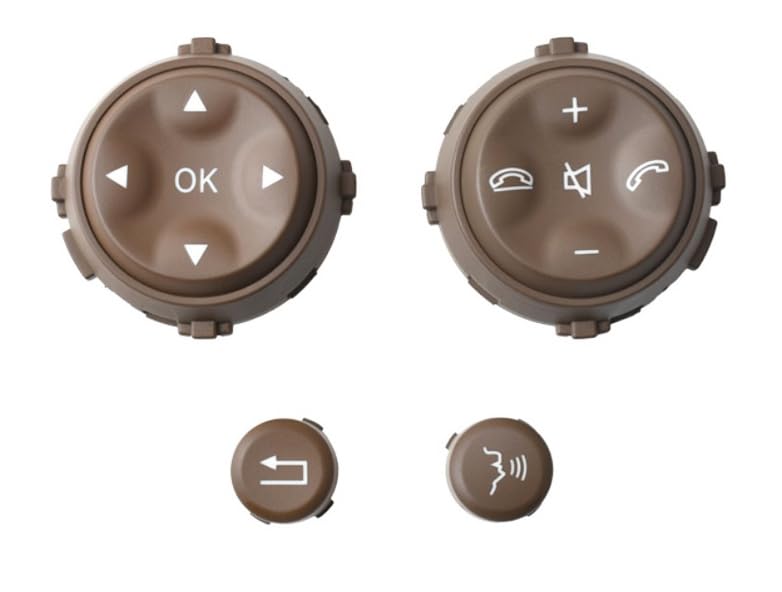 Partscollect Interior Steering Wheel Button Replacement Kit Compatible for MercedesBenz W221 S CLASS S550 S450 S600 S65 S350 S400 S500 CL550 CL630 20072010 Beige