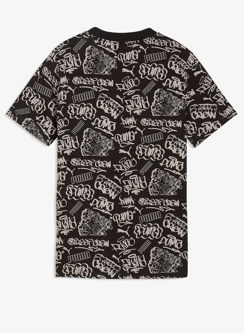 PUMA Youth Mid90S All-Over Print T-Shirt - Image 5