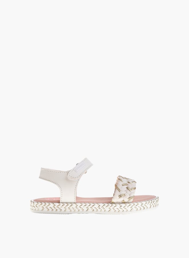 Pablosky Girls Strap Sandals With Hook And Loop Closure  - Image 1