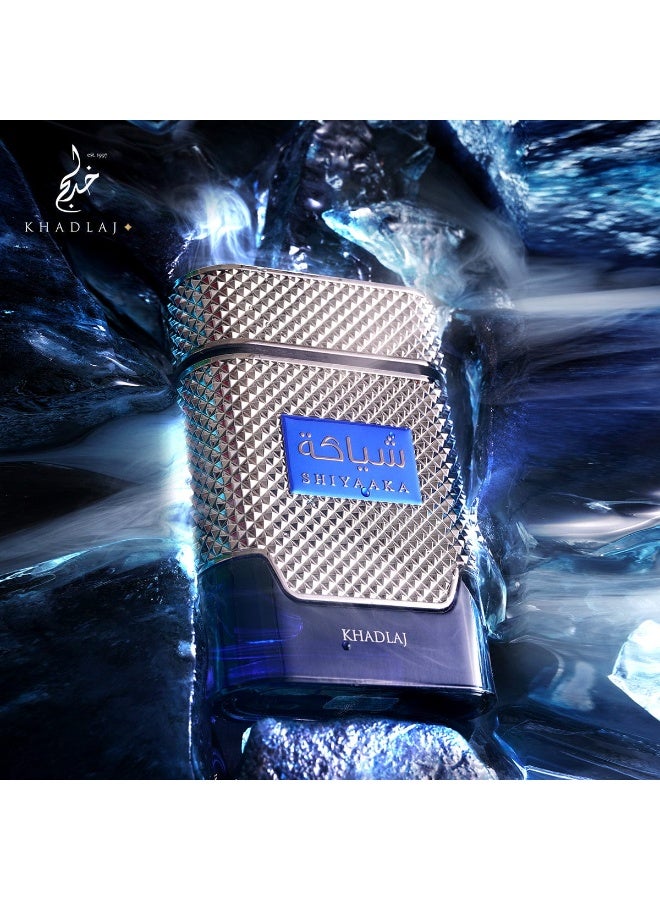 خدلج عطر خدلج شياكا بلو Eau de Parfum سعة 100 مل – عطر رجالي منعش بنفحات حمضية وعطرية - Image 5