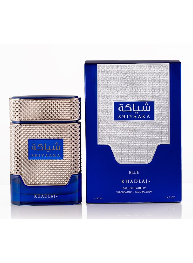 خدلج عطر خدلج شياكا بلو Eau de Parfum سعة 100 مل – عطر رجالي منعش بنفحات حمضية وعطرية - Image 2