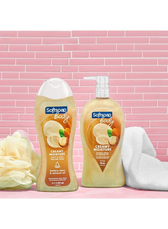 Softsoap Softsoap Moisturizing Body Wash Shea And Almond Oil 20 Fluid Ounce (4 Pack) 20 Ounce - Image 3