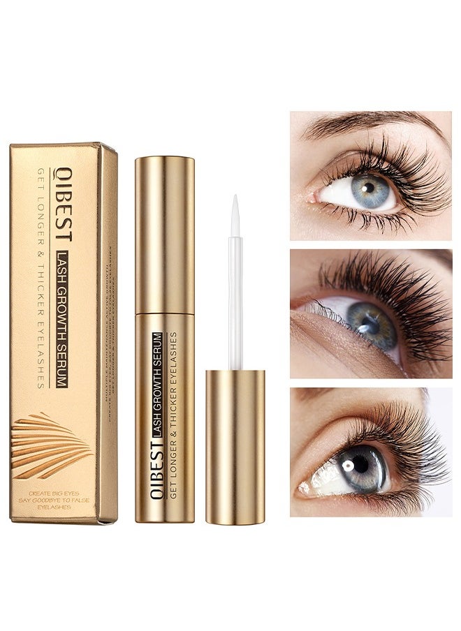 QiBest Lash Growth Serum - Advanced Eyelash Growth Serum Fuller And Longer Looking Eyelashes Lash Enhancing Serum For Natural Lashes Or Lash Extensions Natural Lash Serum  - Image 1