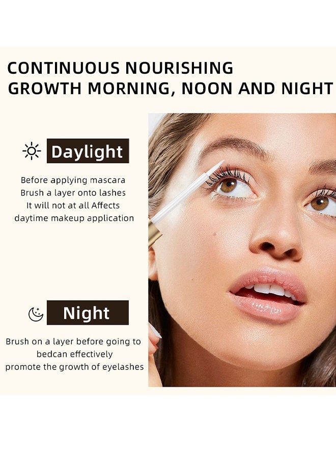 QiBest Lash Growth Serum - Advanced Eyelash Growth Serum Fuller And Longer Looking Eyelashes Lash Enhancing Serum For Natural Lashes Or Lash Extensions Natural Lash Serum  - Image 5