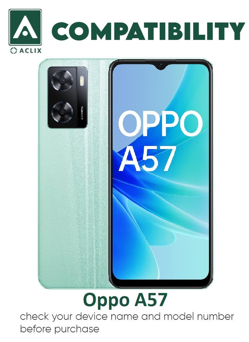 أكاليكس 4 قطع، حماية شاشة،  لهاتف اوبوA57، جودة ممتازة. - Image 3