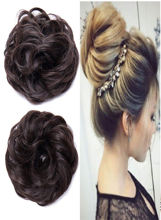 Ekan Hair Frill Multi-Purpose Bride Casual Hair Volume Make Use Extensions (Dark Brown) 20 Gram pack of 1 - Image 1