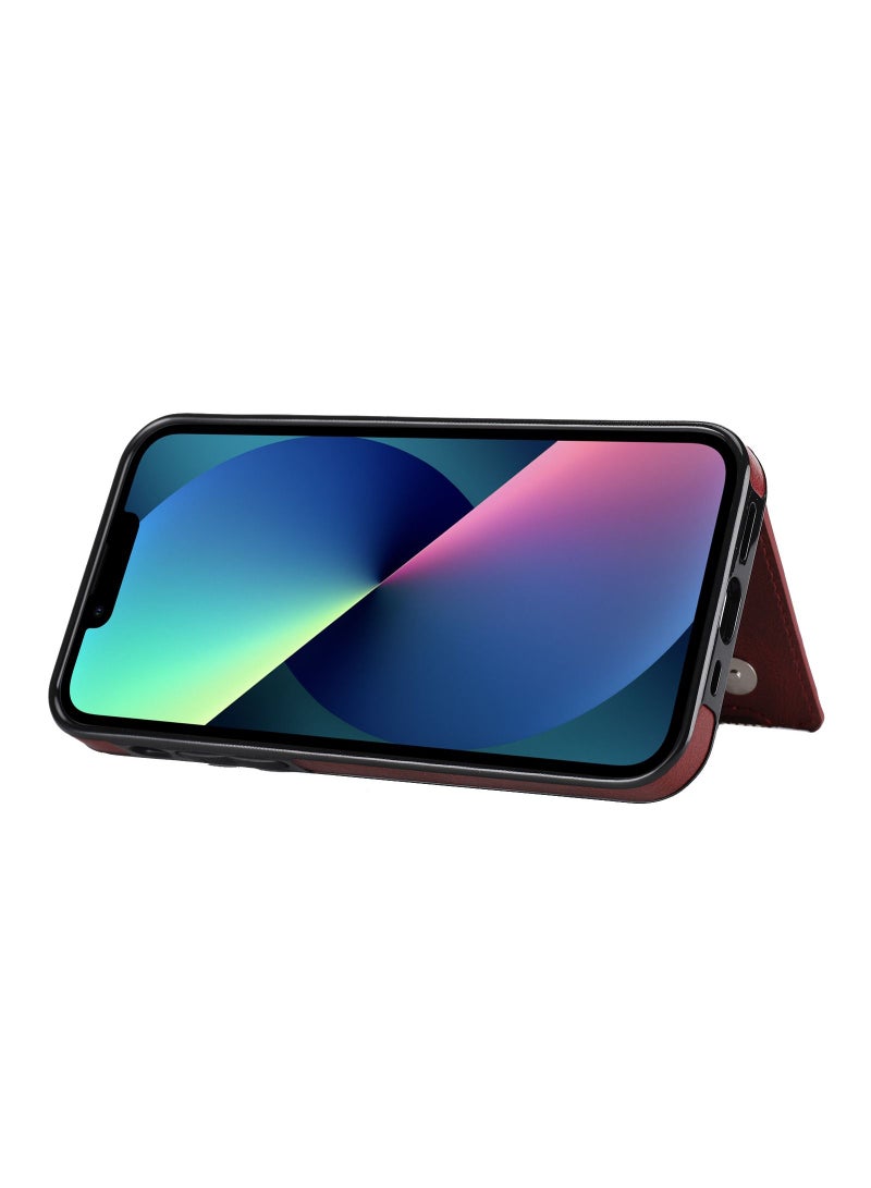 Suteni Leather Protective Back Cover Case Phone Case for iPhone - Image 3