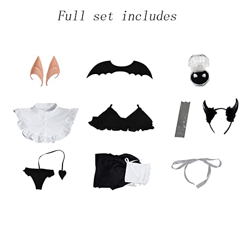 Juejuezi Kitagawa Cosplay Devil Costume Outfit My Dress Up Darling Dress Halloween Costumes for Women (2XL, Black) - Image 2