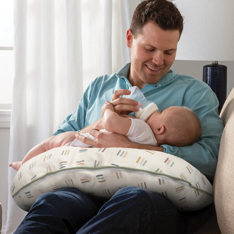 Boppy Nursing Pillow Cover, 100% Organic Cotton, Swatch Card, Fits The Original Support Pillow for Breastfeeding and Bottle Feeding, Cover Only, Nursing Support Pillow Sold Separately - Image 3