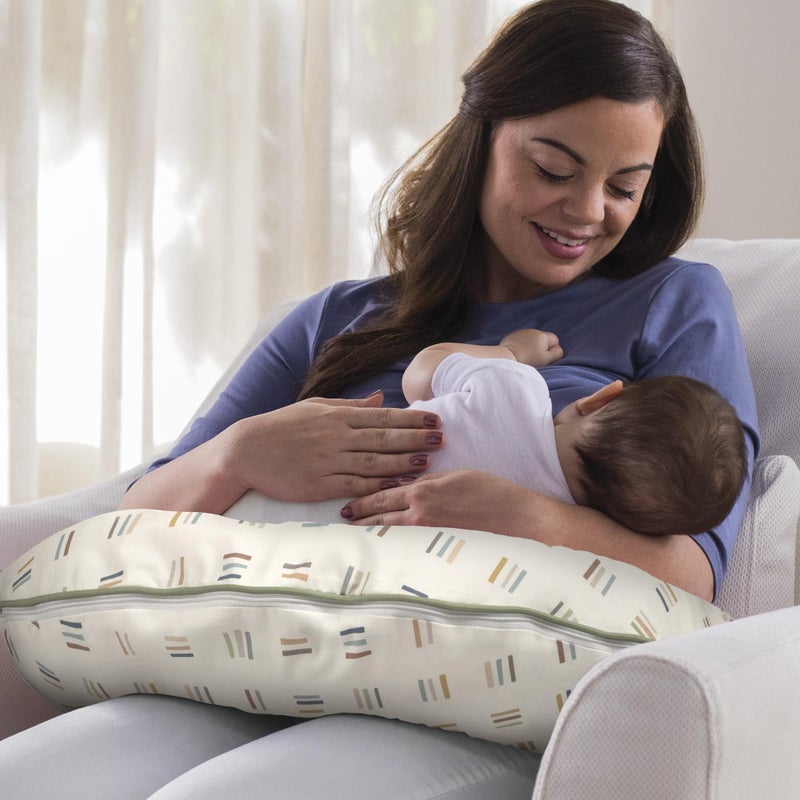Boppy Nursing Pillow Cover, 100% Organic Cotton, Swatch Card, Fits The Original Support Pillow for Breastfeeding and Bottle Feeding, Cover Only, Nursing Support Pillow Sold Separately - Image 2