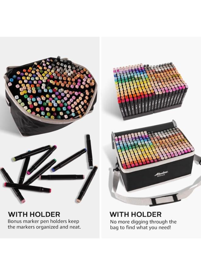 262 Colors Alcohol Markers Set, Dual Tips Blender Art Markers for Drawing, Permanent Sketch Markers for Kids adult coloring, Alcohol Based Markers, Adults Coloring and Artist Illustration. - Image 4