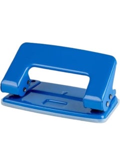 Mimaks Hole Punch Blue Metal Body Hole Punch Small Size 1 Piece Office School School 8-10 Pages  - Image 2
