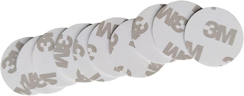 hecere 13.56Mhz ISO14443A RFID PVC Coin Card Sticker Tag UID Changeable Sector0 Block 0 Rewritable(Pack of 10) - Image 2