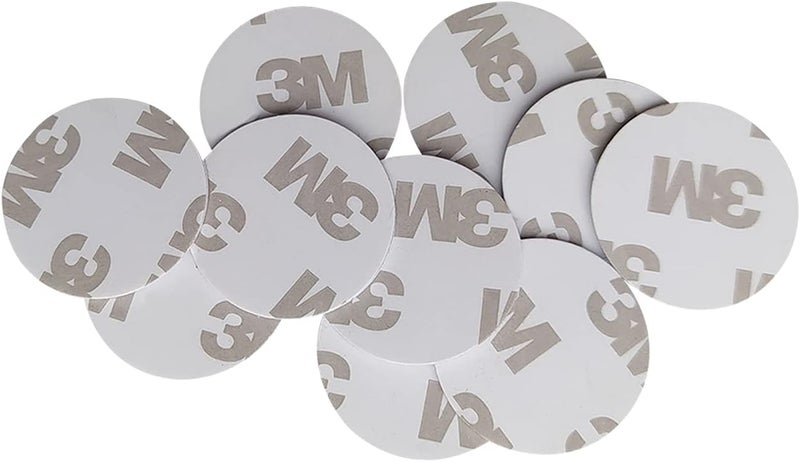 hecere 13.56Mhz ISO14443A RFID PVC Coin Card Sticker Tag UID Changeable Sector0 Block 0 Rewritable(Pack of 10) - Image 1