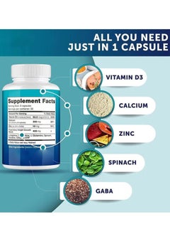 BIYODE Growth Capsules to Grow Taller - Height Growth Maximizer With Calcium For Bone Strength - Made in USA - Natural Get Taller Supplement to Increase Bone Growth - Free of Growth Hormone  - Image 2
