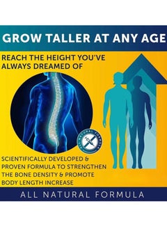 BIYODE Growth Capsules to Grow Taller - Height Growth Maximizer With Calcium For Bone Strength - Made in USA - Natural Get Taller Supplement to Increase Bone Growth - Free of Growth Hormone  - Image 3