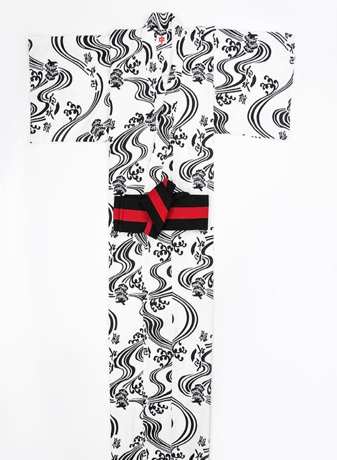 CAMDOM Mens Kimono Obi Belt Japanese Style Shaped Waistband Girdle Yukata Robe Accessories - Image 5