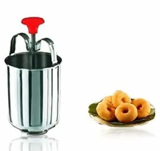 Qwid Medu WADA Vada Donut Maker Dispenser mendu WADA Maker Makes Perfectly Shaped Crispy Medu Vada Pack of 1 - Image 1
