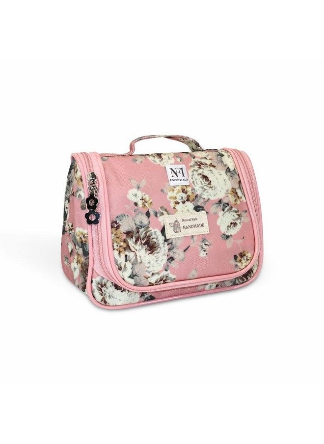 NFI essentials Multifunctional 4 Cms Cosmetic Bag With Hook For Travel Make Up Organiser Storage Cosmetic Pouch Vanity Bag For Ladies Travelling Kit Makeup Pouch  - Image 2