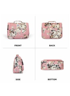 NFI essentials Multifunctional 4 Cms Cosmetic Bag With Hook For Travel Make Up Organiser Storage Cosmetic Pouch Vanity Bag For Ladies Travelling Kit Makeup Pouch  - Image 3