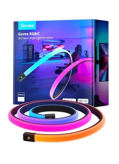 RGBIC Neon Rope Lights For Desks 3M LED Gaming Desk Lights 36W Smart App Control Music Sync