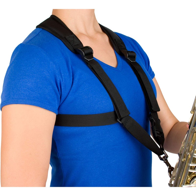 ProTec Pro Tec Protec Saxophone Harness with Deluxe Metal Trigger Snap-Size: Small, Model A306SM - Image 1