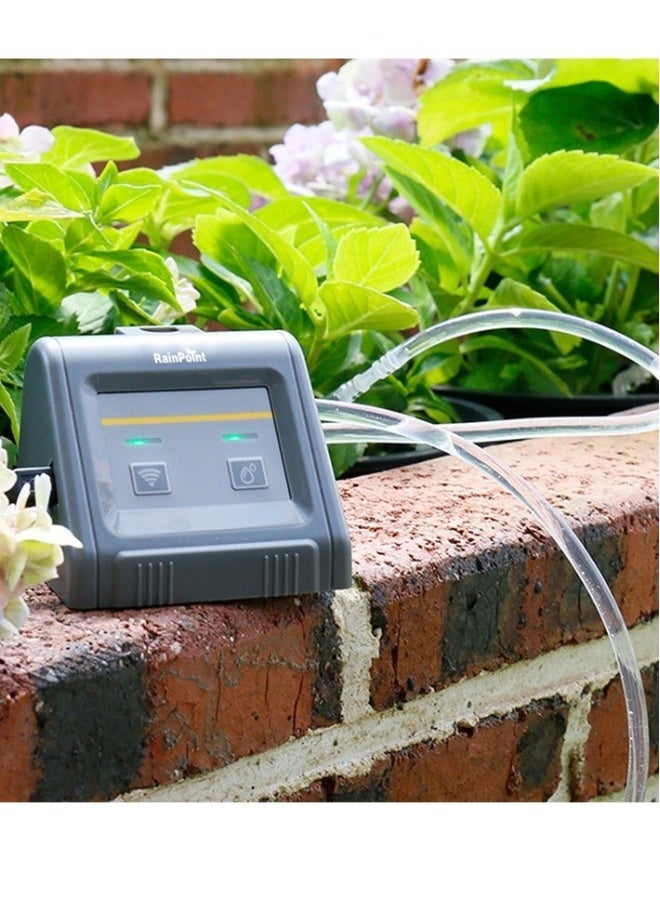 RAINPOINT Wifi Programmable Watering Timer Intelligent Irrigation Controller Automatic Watering System with Drippers Tubing Barb Fittings for Home Garden Balcony Greenhouse - Image 4