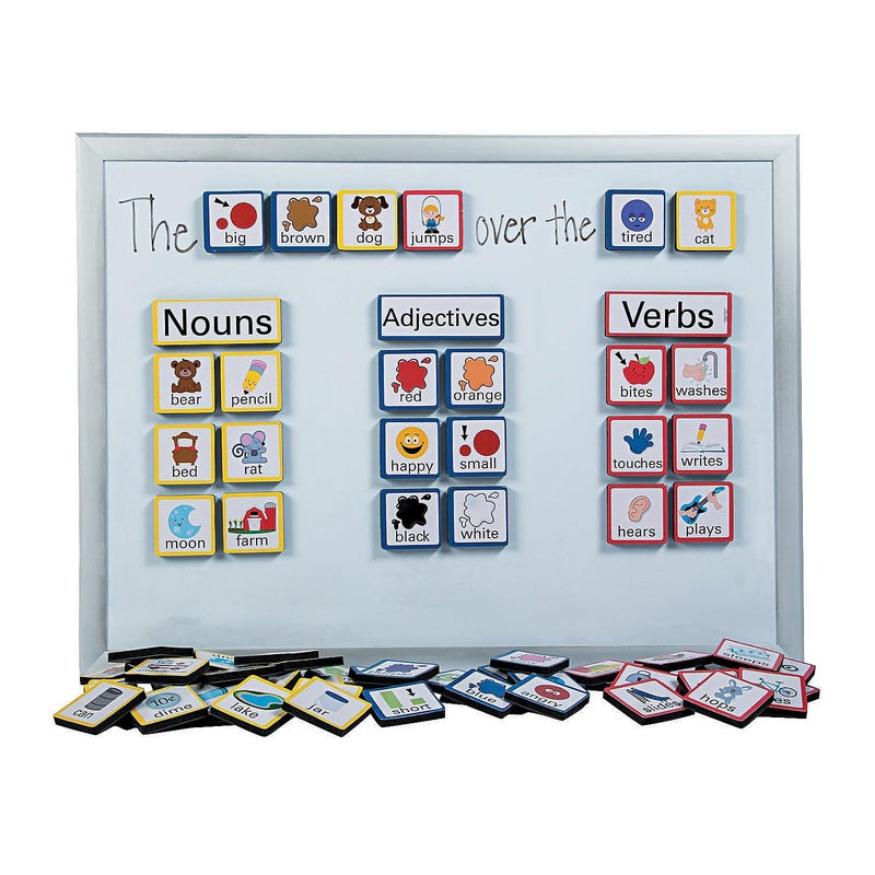 Sentence Building Foam Magnets 103 Pieces Educational and Learning Activities for Kids