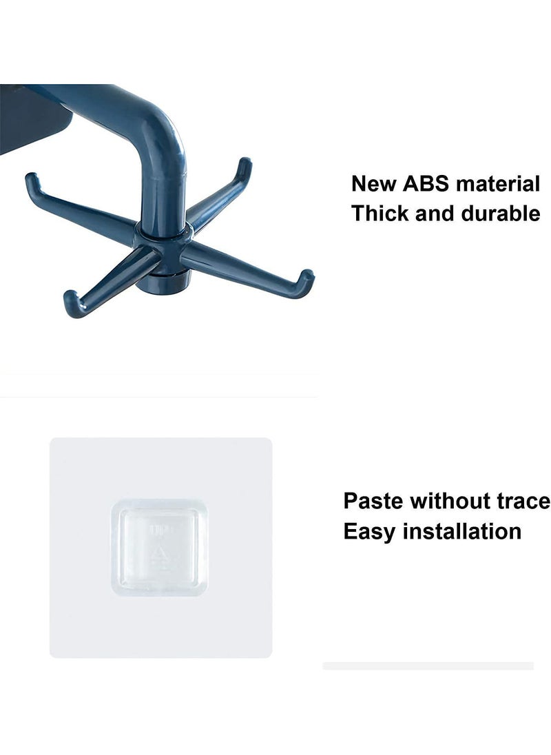 Sweetjoy Sweetjoy 1 Pc 360 Degrees Rotating Folding Hook SelfAdhesive 180 Degrees Vertical Flip Hook Waterproof Utility Hook for Home Bathroom Kitchen Office Towel Space Saving  - Image 3