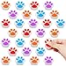 Hxezoc 28 Pcs Mini Squishy Cat Paw Cute Fidget Toys Colorful Mochi Squeeze Stress Squishies for Kids Adults Anxiety Stress Relief Classroom Prizes Birthday Gifts Party Favors - Image 2