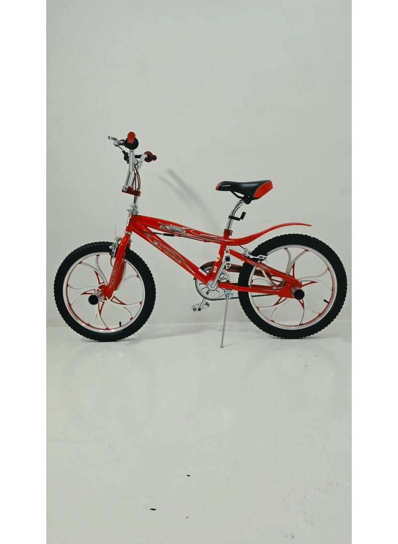 دراجة أطفال BMX مقاس 20 بوصة بجنوط ماج ومساند أقدام - Image 3