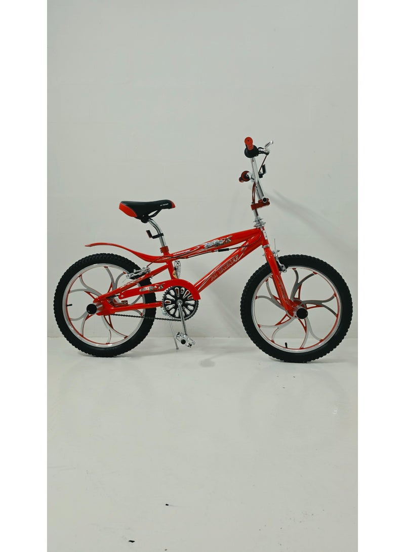 دراجة أطفال BMX مقاس 20 بوصة بجنوط ماج ومساند أقدام - Image 4