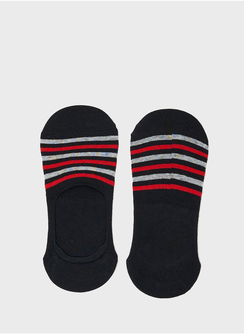 Seventy Five Basics Pack Of 5 Invisible Socks  - Image 4