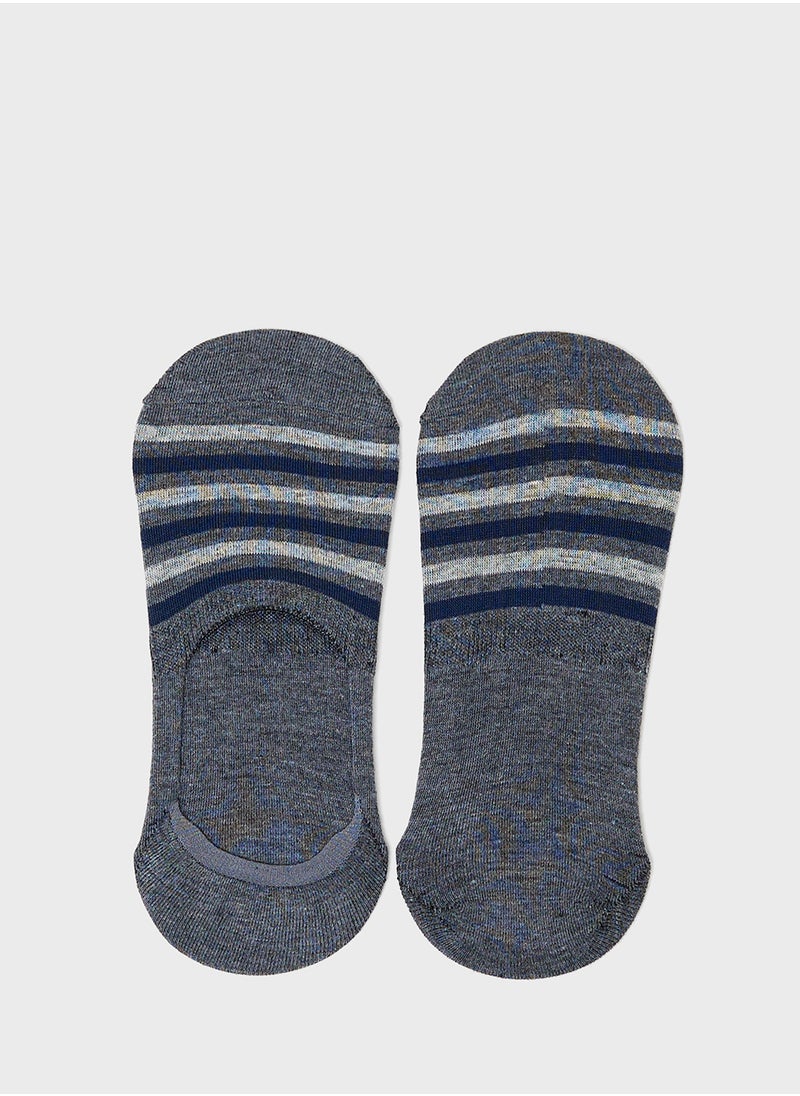Seventy Five Basics Pack Of 5 Invisible Socks  - Image 3