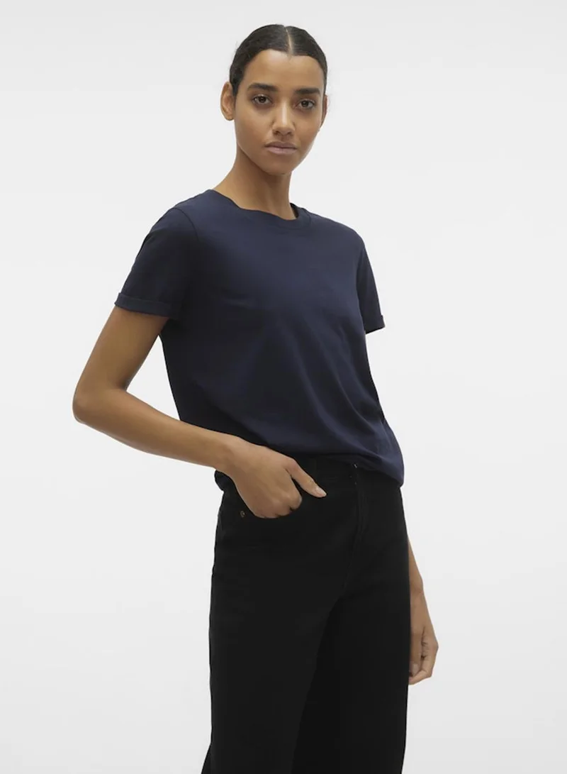 فيرو مودا VMPAULA S/S T-SHIRT NOOS