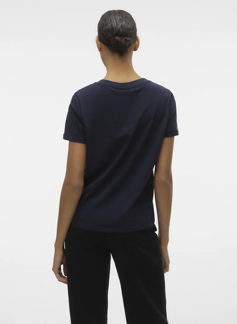 فيرو مودا VMPAULA S/S T-SHIRT NOOS