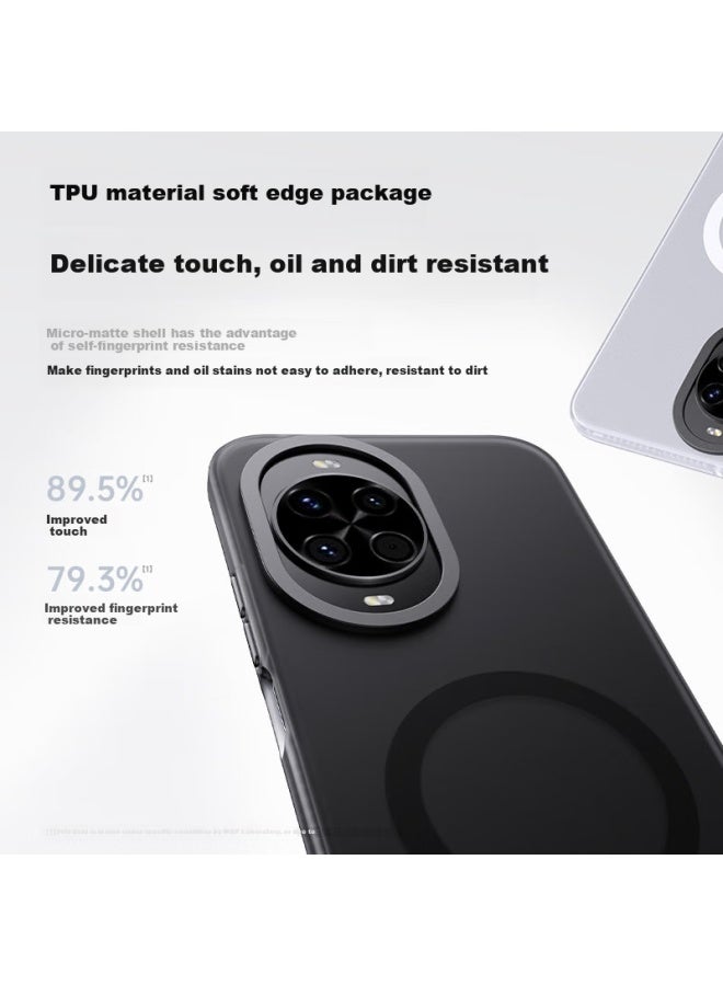 WP W&p Magnetic Full Coverage Ultra Thin Anti-drop Skin-friendly Matte Anti-fingerprint Simple Shell Transparent White Case For Huawei Nova 14 Ultra - Image 3