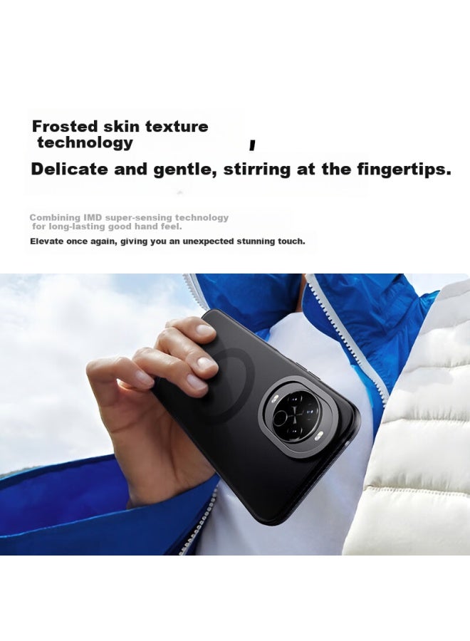 WP W&p Magnetic Full Coverage Ultra Thin Anti-drop Skin-friendly Matte Anti-fingerprint Simple Shell Transparent White Case For Huawei Nova 14 Ultra - Image 2