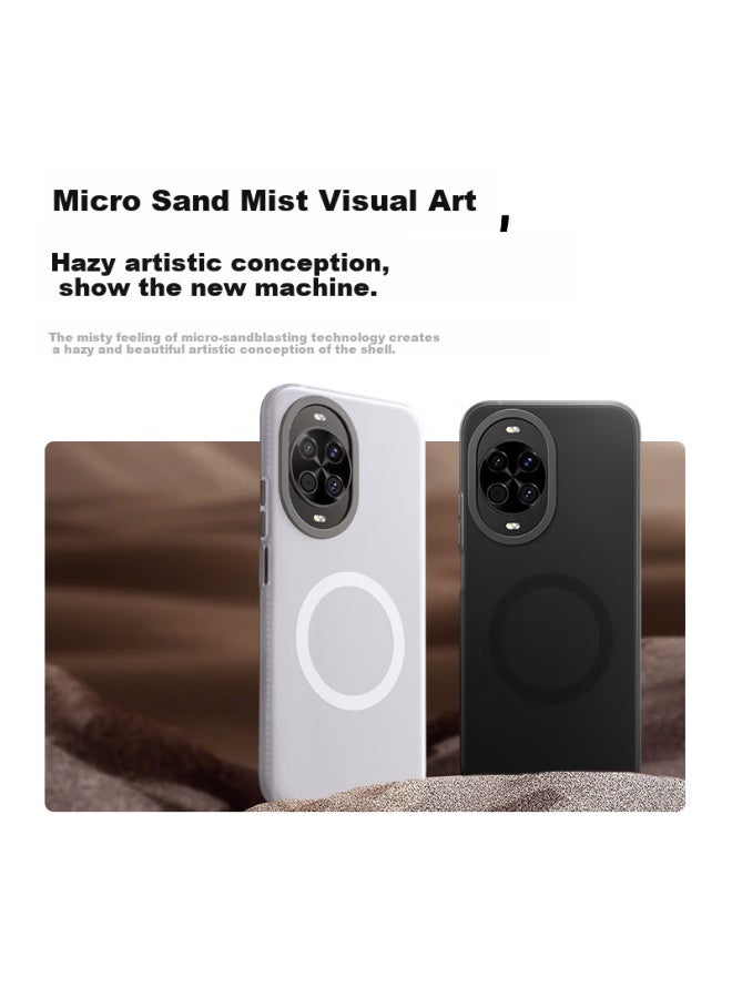 WP W&p Magnetic Full Coverage Ultra Thin Anti-drop Skin-friendly Matte Anti-fingerprint Simple Shell Transparent White Case For Huawei Nova 14 Ultra - Image 4