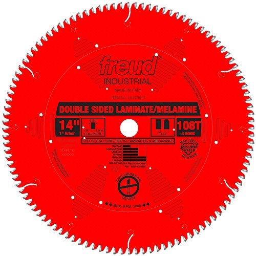 Freud LU97R014: 14" x 108T Double Sided Laminate/Melamine Blade - Image 1