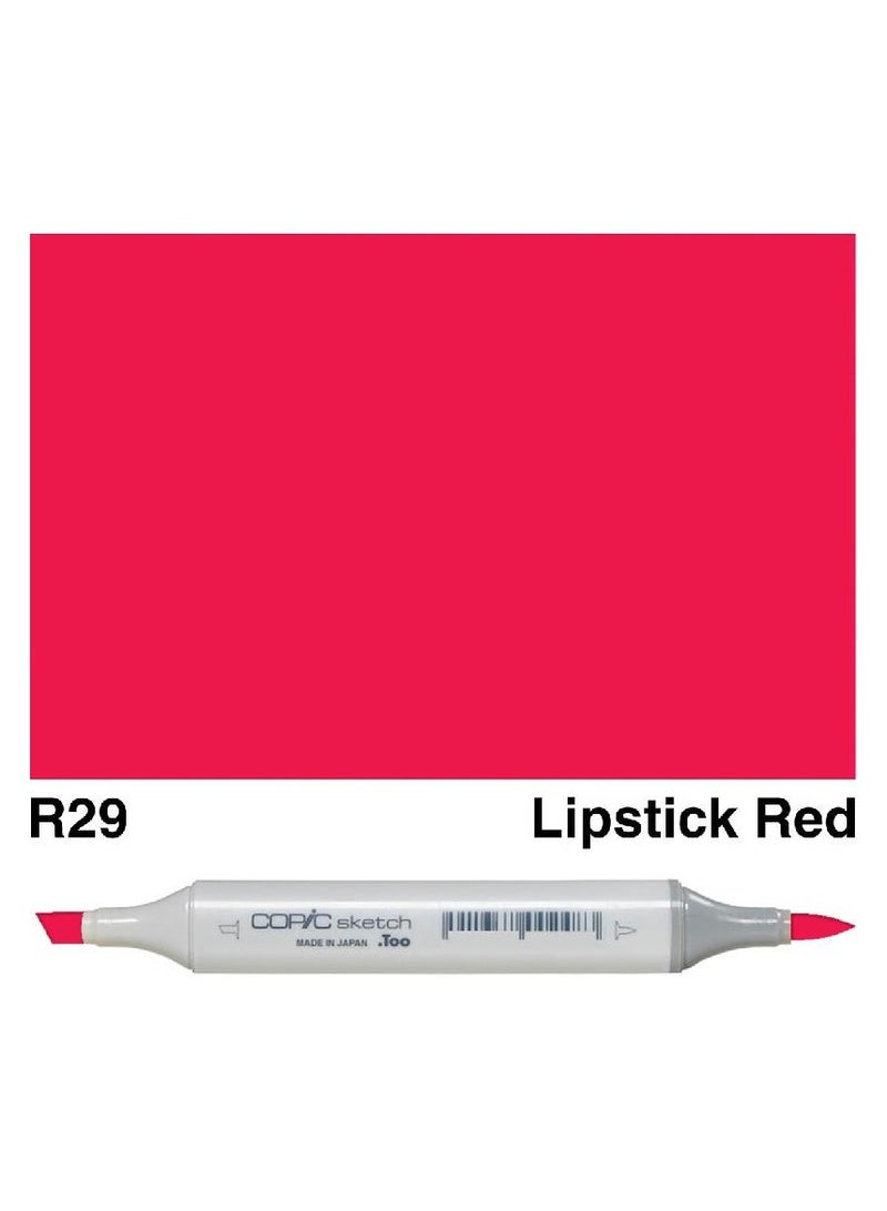 Sketch R-29 Graphic Art Marker Lipstick Red Twin Tip